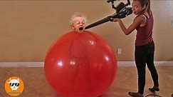 Boom!!! Funny Babies Trying to Pop Balloons #3 || Just Funniest