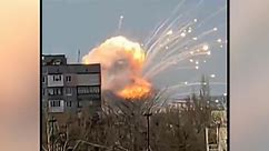 Huge explosion rocks Melitopol Air Base in Ukraine
