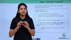Java - Sample Program