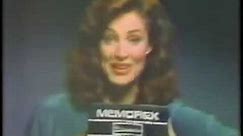 Memorex VHS Tapes Ad from 1982 - Is It Live Or Is It Memorex