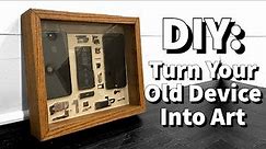 Don't Throw Your Old Phone Away! Build a DIY Shadow Box iPhone Case! - iPhone Art