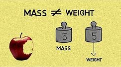 The Difference Between Mass & Weight