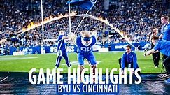 BYU Football vs Cincinnati | GAME HIGHLIGHTS (2023)