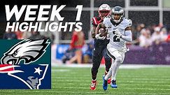 Eagles vs. Patriots | 2023 Week 1 Highlights