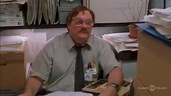 Office Space - My Stapler | Protect your stapler. Office Space is on now. | By Comedy Central | - I believe you have my stapler. (grumbles) Yes. (grumbles) Okay, (grumbles) my stapler. - Uh, uh, - Yes, yes. - Uh. - Yes. - Uh. - Yes. - Not sure, disagree. - Yeah, well. Great, thanks. - Set the building on fire.