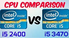 i5 2400 vs i5 3470 Full Cpu Comparison | Which One Is Best In Gaming?