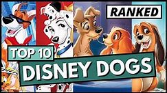 Top 10 Disney Dogs - RANKED