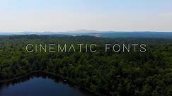 CINEMATIC FONTS - My Top 5 with FREE Downloads