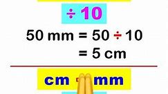 mm to cm, cm to mm Conversion