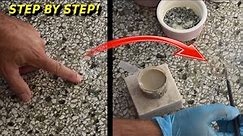 DIY Damaged Terrazzo Floor Repair Or Countertops (Granite,Quartz,Marble)