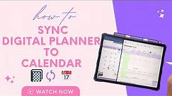 How to Sync Your Digital Planner with Google or Apple Calendar