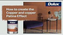 How to create a copper look with Dulux Copper Effect