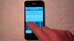 How To Password Protect iPhone 4s and iPhone 4