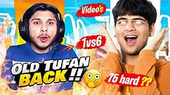 Old Tufan Back 😱? Playing 1 vs 6 After a Long Time 😨75 days ? -Free Fire