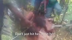 Shocking footage shows women being tortured for 'witchcraft'