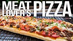 Easy Meat Lover's Pizza at Home | SAM THE COOKING GUY 4K