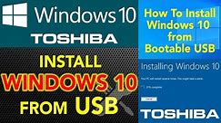 How To Install Windows 10 FREE on Toshiba Laptop