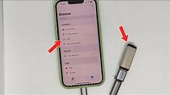 How to connect otg to iphone 13 iPhone 12 iPhone 11