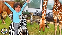 Learn Animals with Ryan for Kids | Educational Pretend Play!