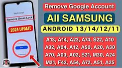 All Samsung A12/A13/A03s/A30s/A32/A33/A51/A23 FRP BYPASS | Google Account Unlock No TalkBack No Adb