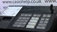 Casio SE-S10 / Casio PCR-T280 Cash Register Instructions: How To Program Department Name