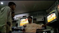 Television showroom in India : CRT displays before the age of flat screens
