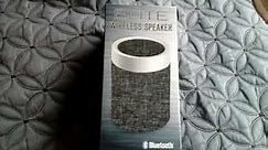 Walmart bluetooth elite wireless speaker unboxing and review