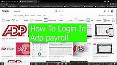 How To Login ADP Payroll (2022) | ADP Payroll Tutorial (Step By Step)