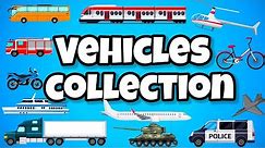 Vehicles Collection-Volume 1|Police vehicles|Emergency Vehicles|Army Vehicles|Construction #vehicles