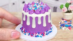 💜 Beautiful Miniature Purple Cake Decorating | Perfect 1000+ Miniature Chocolate Cake Baking