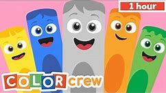 Toddler Learning Video | Color Crew | 1 Hour | @BabyFirst Learn Colors, ABCs, Rhymes & More ​