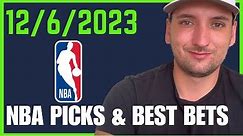 Bounce Back Day Today! NBA Picks and Best Bets for December 6th, 2023!