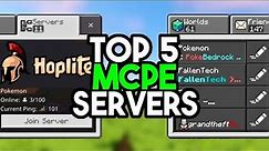 Top 5 BEST Servers For Minecraft Bedrock 1.20!