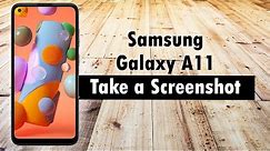 Samsung Galaxy A11 How to Take a Screenshot