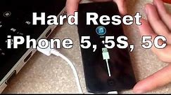 Factory hard reset iphone 5 5S 5C SE