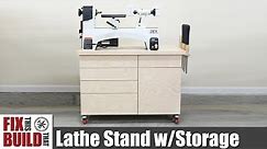 Lathe Stand Mobile Workstation | DIY Woodworking Strorage