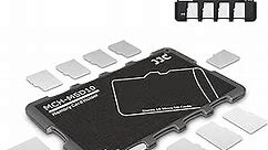 10 Slots Micro SD Card Case Holder Storage Organizer, Ultra Slim Credit Card Size Lightweight Portable TF MSD Memory Card Storage