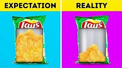 EXPECTATION VS REALITY || FOOD FACTS DON'T WANT YOU TO KNOW