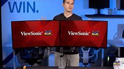 How to Install Two Monitors on a ViewSonic Dual Monitor Mounting Arm