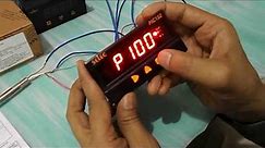 PROCESS INDICATOR SELEC- PIC152 A-VI WIRING & PROGRAMMING WITH PT 100. S.br ERROR
