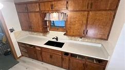 We ripped out the old countertop and cast iron sink, reinforce the cabinets and installed a quartz countertop and new sink!￼ | RMO Renovations LLC