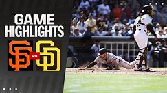 Giants vs. Padres Highlights