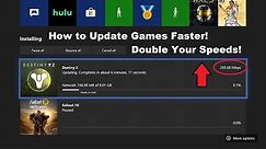 Xbox One - How to Update your Games Faster in 2022 [Increase and Double your Download Speed!]
