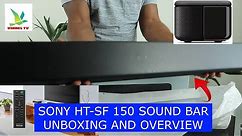 Sony HT-SF150 120W RMS 2Ch Sound Bar with Bluetooth Unboxing and Overview