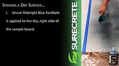 Surecrete Eco Stain Water Based Concrete Stain How To