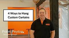 4 Ways to Hang Custom Curtains on your Deck, Gazebo, Patio, or Pergola