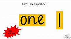 Number Names 0-5- Number words- Math Lesson