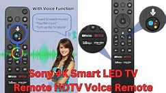 Sony 4K Smart LED TV Remote Product Review Tv