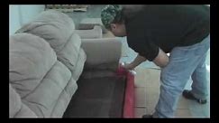 How to paint a sofa with Fabric Spray Paint