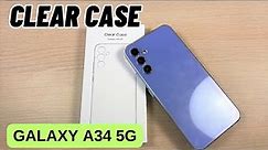 UNBOXING Original Clear Case for Samsung Galaxy A34 5G